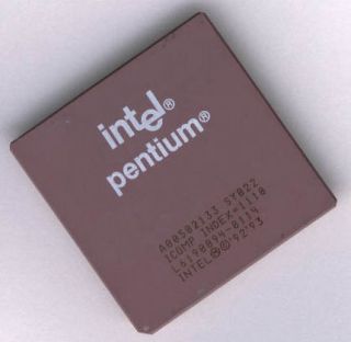 Intel Pentium 133MHz CPU Socket 5 7 A80502133 SY022