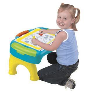   SIT N AND DRAW TRAVEL PLAY CRAFT portable carry TABLE coloring desk