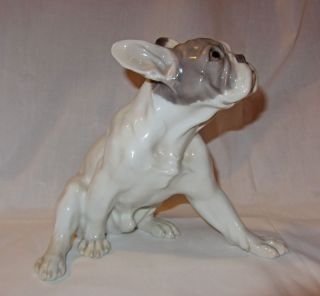 Dahl Jensen Copenhagen French Bulldog Dog Figurine