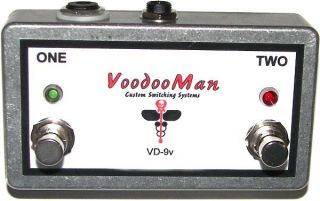 Crate 2 Button Footswitch with 9V DC by Voodooman