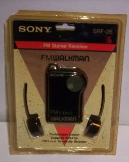 Vintage Sony FM Stereo Receiver Walkman DX Local Sensitivity Selector