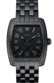 MICHELE Urban Diamond Noir Customizable Watch