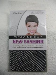 Black Weaving Cap Invisible Hair Net for removable Wig accessory