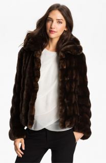 Gallery Faux Sable Fur Jacket (Online Exclusive)
