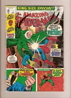 AMAZING SPIDER MAN ANNUAL #7 VF  Marvel Silver Age Comic Book / KRAVEN