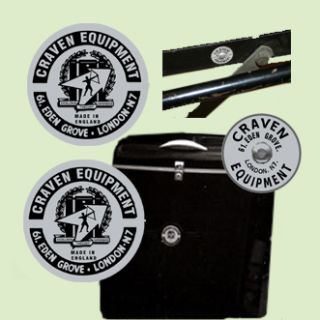Craven Decals Decal Set for Craven Luggage Circa 1970
