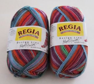 Balls of Regia 4 Kaffe Fassett Design Line Sock Yarn 4451