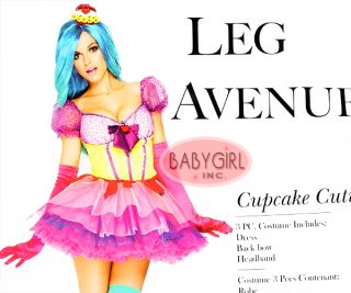 Leg Avenue Womens Cupcake Cutie Katy Perry Halloween Costume