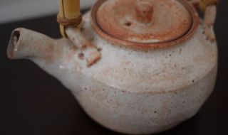warren mackenzie studio shino faceted teapot