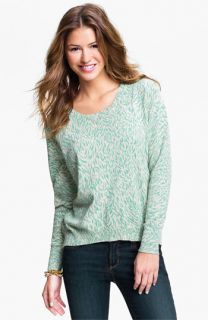 Mimi Chica Leopard Print Sweater (Juniors)