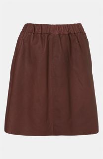 Topshop Boutique Leather Skirt
