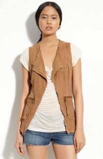 Kenna T Perforated Suede Vest