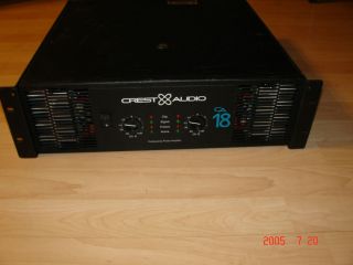  Crest Audio CA 18 Power Amplifier