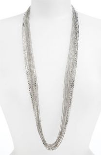 Cara Accessories Long Multistrand Necklace