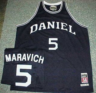  Pistol Pete Maravich Daniel High Throwback Basketball Jersey