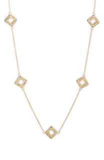 Anna Beck Square Station Long Strand Necklace
