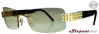 Daniel Swarovski Sunglasses S637 Gold Pearl Black