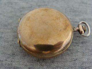 antiguo y fino reloj bolsillo swiss para dama savonette caja original