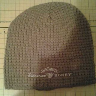 Jack Daniels Honey Tan Knit Hat Beanie Winter Cap