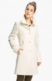Kenneth Cole New York Textured Wool Blend Coat