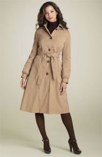 DKNY Sadie Belted All Weather Trench Coat with Detachable Hood