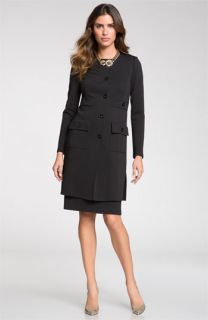 St. John Collection Jewel Neck Milano Knit Topper