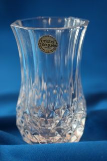 Cristal DArques Crystal 5 inch Vase with Label