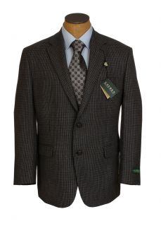 New Mens Ralph Lauren Gray Black Wool Sport Coat Jacket
