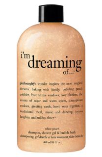 philosophy im dreaming of… white peach shampoo, shower gel & bubble bath