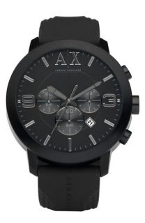 AX Armani Exchange Silicone Chronograph Watch