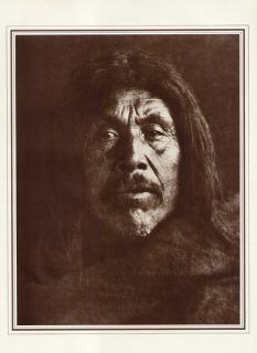 Edward Sheriff Curtis Indian Portrait Print A Haida of Kung