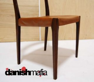 Mid Century Danish Modern Rosewood Dining Chairs Eames