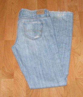 Abercrombie Fitch Emma Low Rise Destroyed Jeans Womens Size 4 R