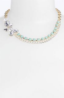 Stephan & Co. Rhinestone & Chain Collar Necklace
