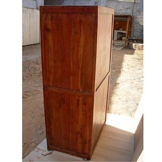 Solid Wood Rustic Closet Wardrobe Armoire Storage