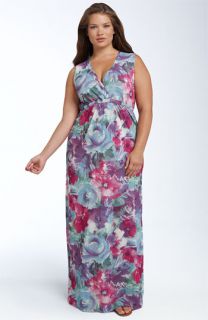 Sweet Pea by Stacy Frati Empire Mesh Dress (Plus)