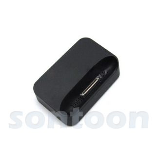 Black Data Transfer Rechargeable Charger Cradle Dock for iPod Nano