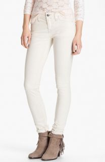 Free People Skinny Corduroy Pants (Ivory) (Special Purchase)