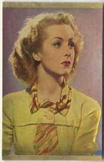 Danielle Darrieux Vintage 1936 Danmarks Film Stars Trading Card 162