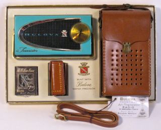 Vintage Bulova Watch Corp 620 Comet Antique Transistor Radio