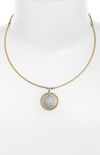 Charriol Classique Dome Sapphire & Diamond Pendant Necklace