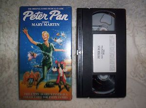 VHS 7a Peter Pan Mary Martin Cyril Ritchard as Hook live action Jerome