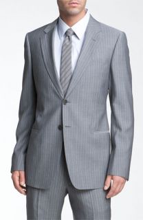 Armani Collezioni Executive Stripe Wool Suit