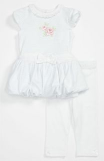 Little Me Rose Bloom Dress & Leggings (Infant)