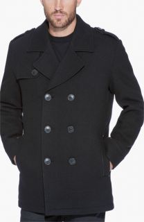 Marc New York by Andrew Marc Nick Wool Blend Peacoat