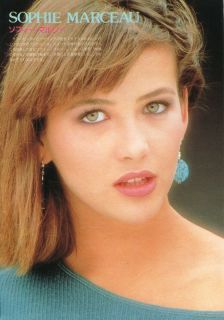 Sophie Marceau Cynthia Gibb 1986 JPN Pinup Picture clipping 8x11 PG S