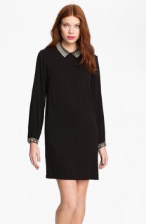 French Connection Anniversary Embellished Collar Shift Dress