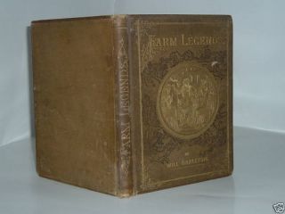 Farm Legends by Will Carleton 1875 Illustrated