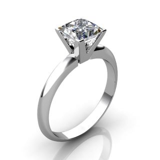 00ct Princess Cut Engagement Ring 14k Gold 