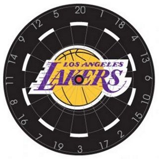NBA Los Angeles La Lakers Bristle Steel Tip Dart Board